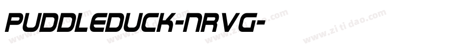 Puddleduck-nRVg字体转换