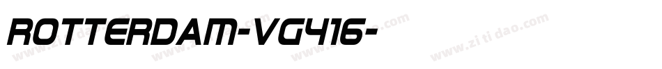 Rotterdam-VG416字体转换