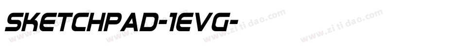 SketchPad-1EVg字体转换 SketchPad-1EVg字体转换
