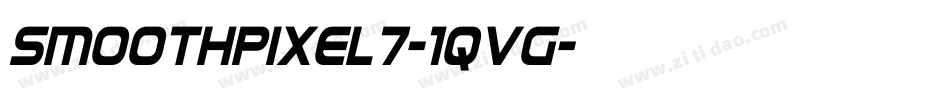 SmoothPixel7-1qVg字体转换