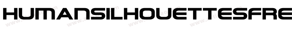 Humansilhouettesfreetwo-M7jx字体转换