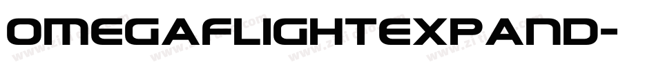 omegaflightexpand字体转换