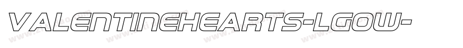 Valentinehearts-lgOw字体转换