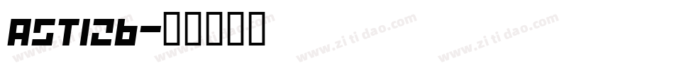 Ast126字体转换