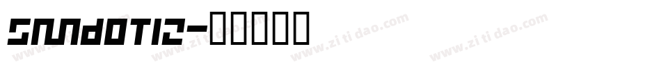 SMdot12字体转换
