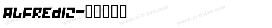 alfred12字体转换