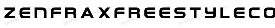Zenfraxfreestylecondensed-rr2B字体转换