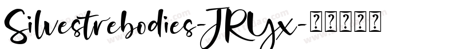 Silvestrebodies-JRYx字体转换