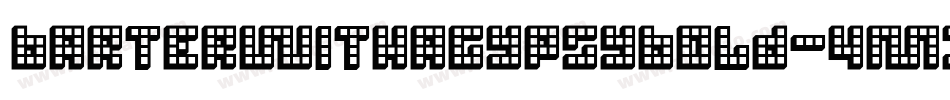 BarterwithagypsyBold-4M3D字体转换