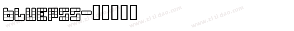 bluepss字体转换