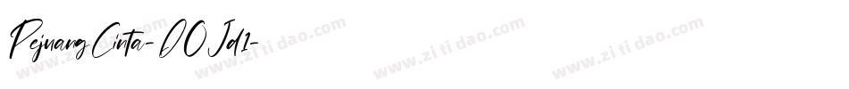 PejuangCinta-DOJd1字体转换