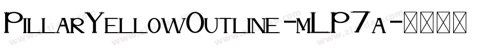 PillarYellowOutline-mLP7a字体转换