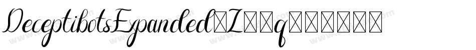DeceptibotsExpanded-Z35q字体转换