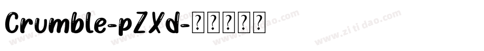 Crumble-pZXd字体转换