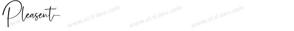 Pleasent字体转换