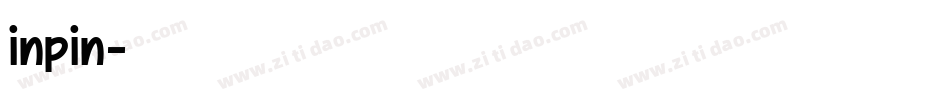inpin字体转换