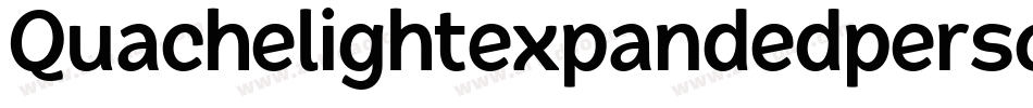 Quachelightexpandedpersonal-Wyo7E字体转换