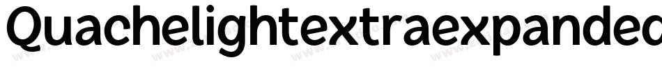 Quachelightextraexpandedpers-eZMl6字体转换