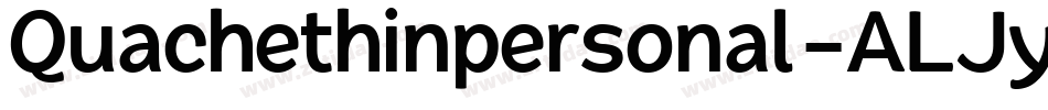 Quachethinpersonal-ALJyL字体转换