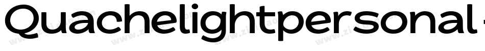 Quachelightpersonal-4Bg8x字体转换