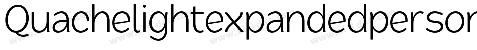 Quachelightexpandedpersonal-Wyo7E字体转换