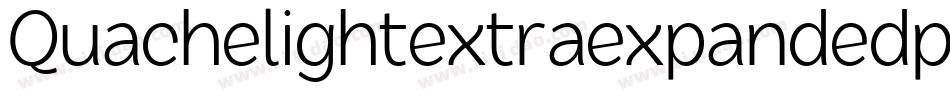 Quachelightextraexpandedpers-eZMl6字体转换