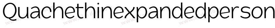 Quachethinexpandedpersonal-JRWxa字体转换