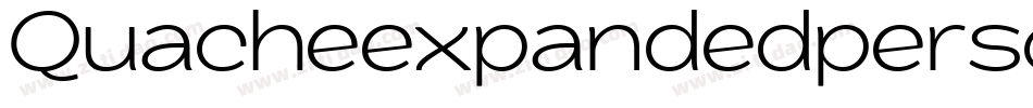 Quacheexpandedpersonal-DOJxW字体转换