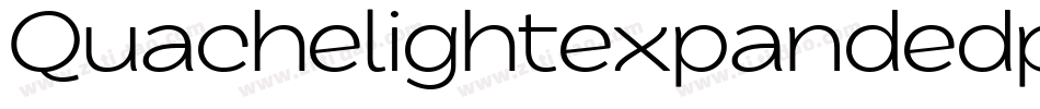 Quachelightexpandedpersonal-Wyo7E字体转换