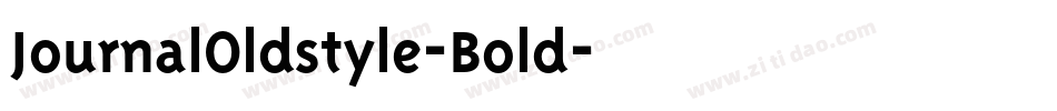 JournalOldstyle-Bold字体转换