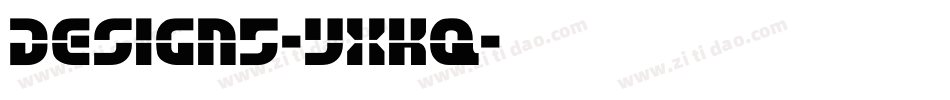Design5-YXKq字体转换