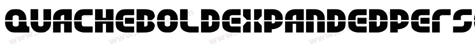 Quacheboldexpandedpersonal-PKqYx字体转换
