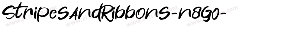 StripesAndRibbons-n8g0字体转换 StripesAndRibbons-n8g0字体转换
