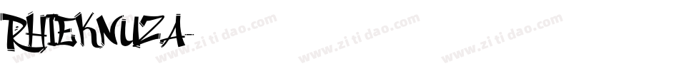 Rhieknuza字体转换