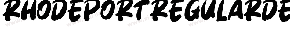 RhodeportRegularDemo-K7WAA字体转换