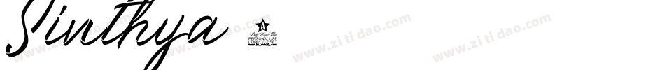 Sinthya-2字体转换