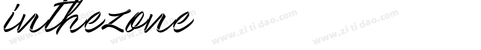 inthezone字体转换