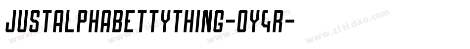 JustAlphabettyThing-0y4r字体转换