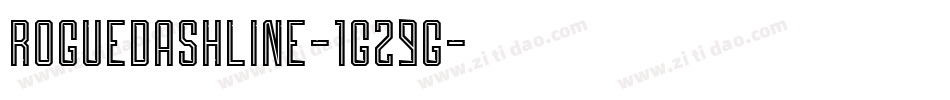 RoguedashLine-1G29g字体转换