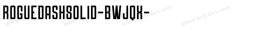 RoguedashSolid-BWjqx字体转换