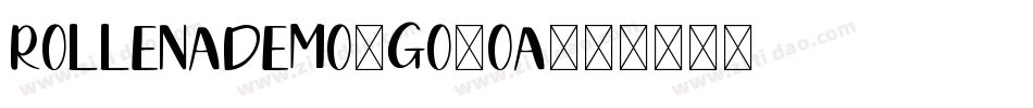 RollenaDemo-GO6oA字体转换