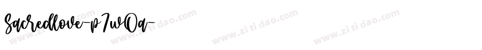 Sacredlove-p7wOa字体转换