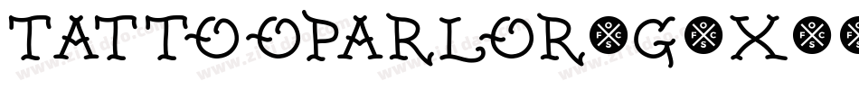 Tattooparlor-gRx4字体转换