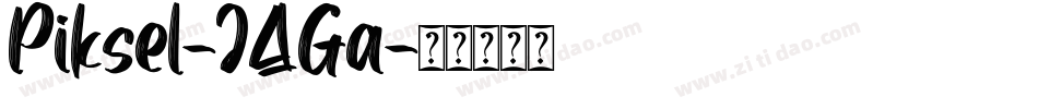 Piksel-JAGa字体转换