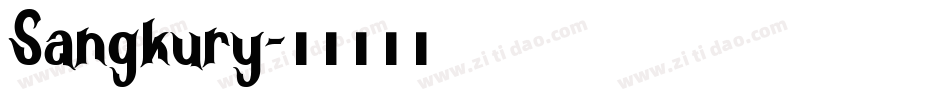 Sangkury字体转换