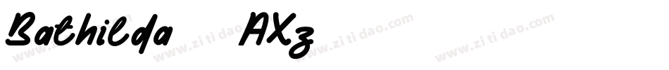 Bathilda-5AXz字体转换