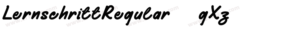 LernschrittRegular-0gXz字体转换
