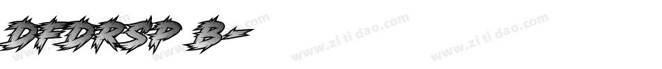 dfdrsp_b字体转换