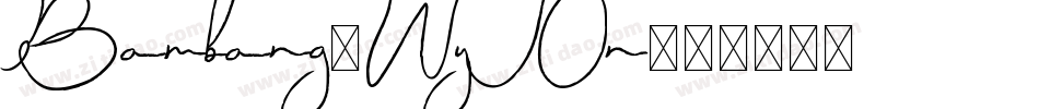 Bambang-WyJOn字体转换