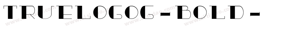 TrueLogoG-Bold字体转换